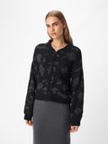 Object OBJALORA KNIT RE L/S CARDIGAN 135 Black 23045613