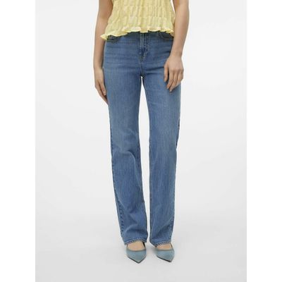 Vero Moda VMTESSA HR STRAIGHT JEANS LI3114 GA: Medium Blue Denim 10315494