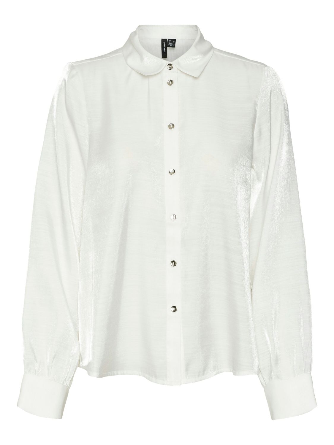 Vero Moda VMELMA LS LOOSE SHIRT WVN Snow White 10320196