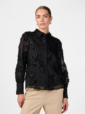 yas YASFRIMA LS SHIRT S. Black 26035866