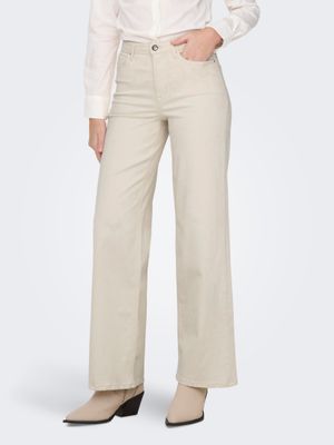 Only ONLMADISON BLUSH HW WIDE DNM CRO NO: Ecru 15310632