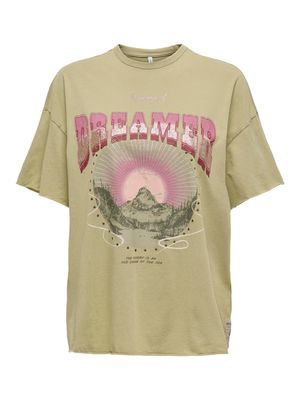 Only ONLLUCY LIFE S/S MOUNTAIN TOP BOX J: Elm/Boho dreamer 15343180