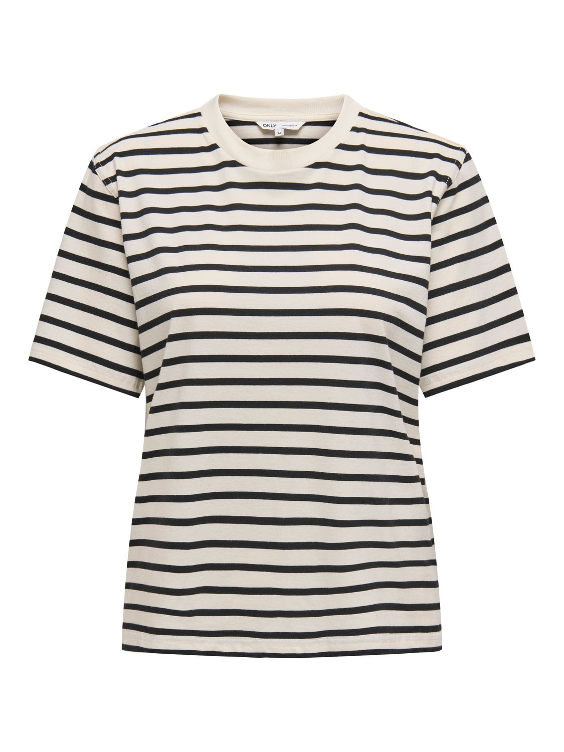 Only ONLLIVINA S/S STRIPE TEE JRS NOOS Cloud Dancer/THIN BL 15272227