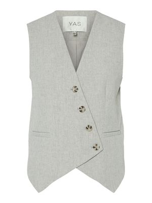 YAS YASRIU WAISTCOAT S. Light Grey Melange 26036846