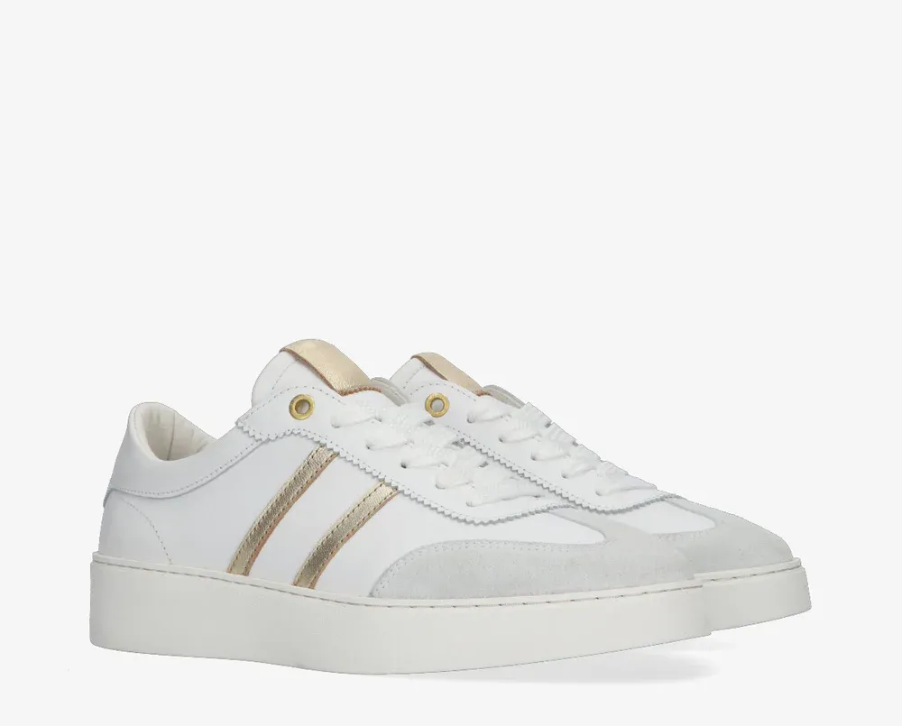 Tango sneaker white/gold Nynke 1-a
