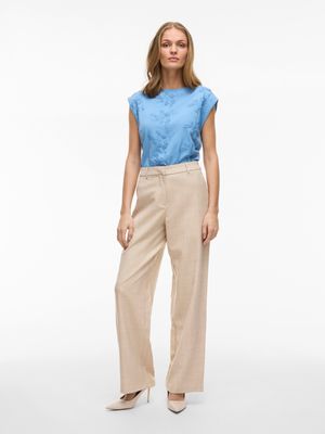 Vila VIROSA PANT #3 Super Light Natural 14108754