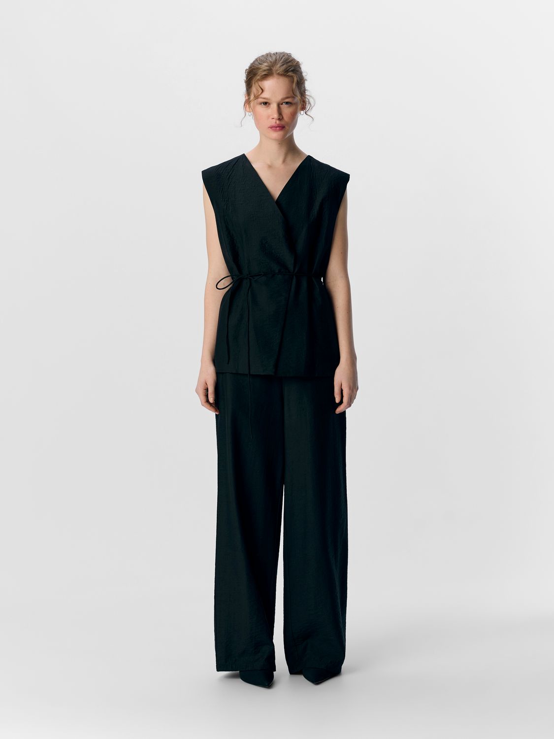 Object OBJYUI HW WIDE PANTS 137 Black 23046027