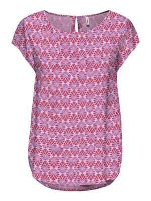 Only ONLNOVA LIFE VIS S/S TOP Dewberry/615 Cayo 15222174