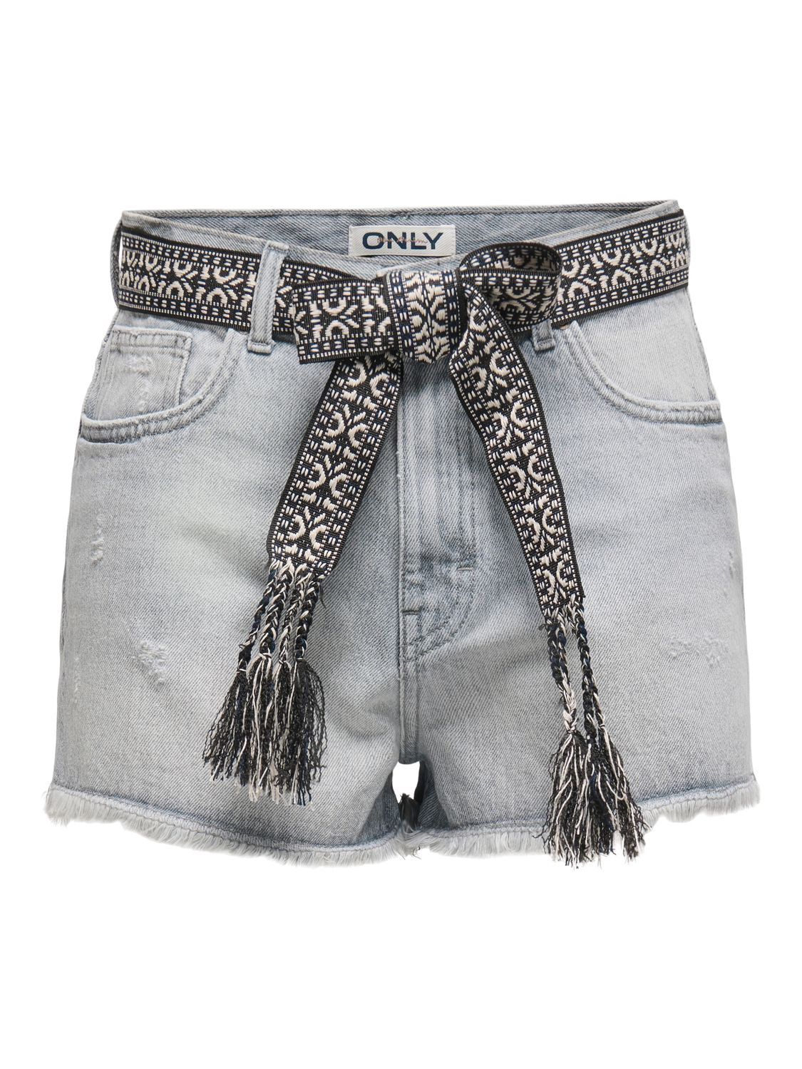 Only ONLROBYN EX HW ST VINTAGE DNM SHORT: Light Grey Denim 15255539