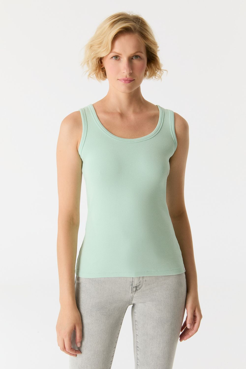 Cup Of Joe Denim regular tanktop Aqua Sky Olivia