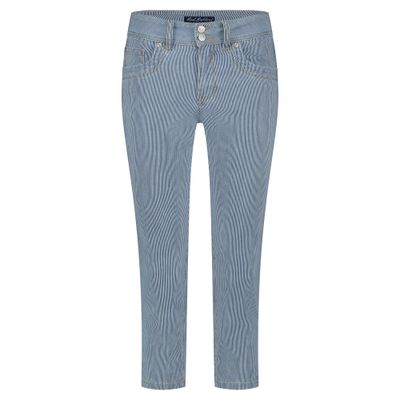 Red Button Suze denim stripe indigo dye SRB4419