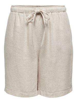Only ONLSIESTA MW PULL-UP LIN BL SHORTS : Moonbeam 15333032