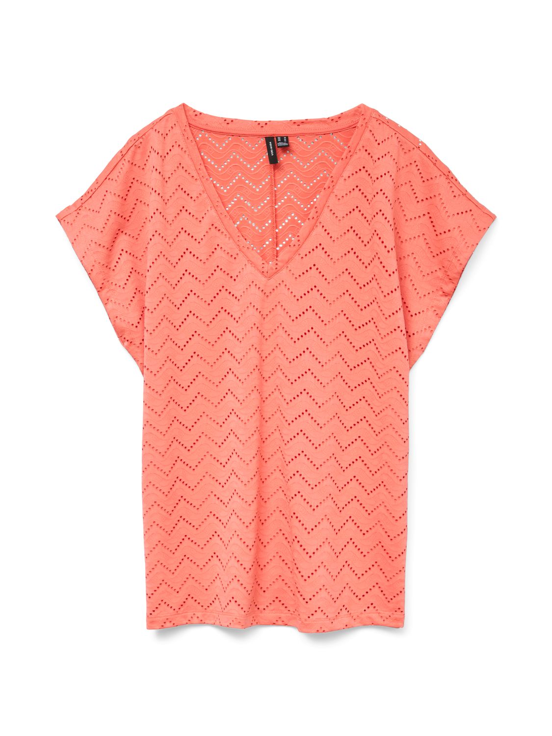 Vero Moda VMTHAS SS V-NECK TOP JRS GA VO Dubarry 10328120