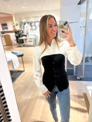 Vila VIPOCKEY S/L TAILORED TOP Black Beauty 14106946