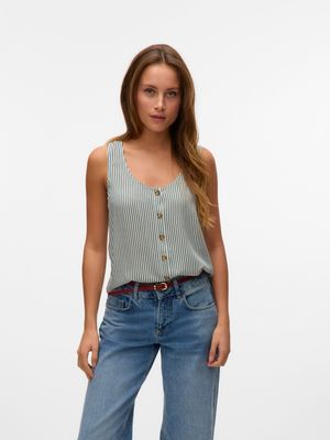 Vero Moda VMBUMPY SL SHIRT WVN GA NOOS Laurel Wreath/Snow W 10325830