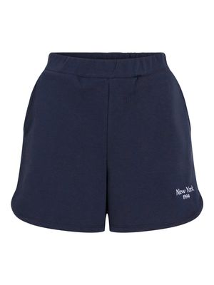 Vila VIHOLLIE HW SWEAT SHORTS Racing Red/Embroider 14112090