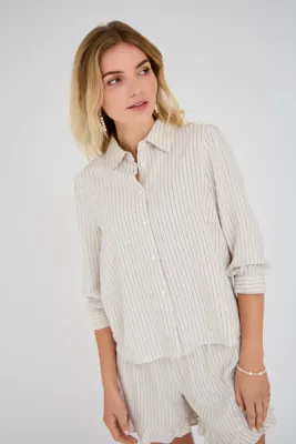Aview blouse Sand/Black MARTHA SHIRT