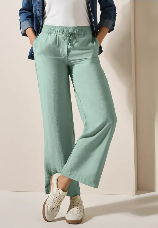 Cecil TOS Style Neele Soft Wave matcha green B379051