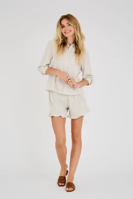 Aview Short Sand/Black Martha shorts