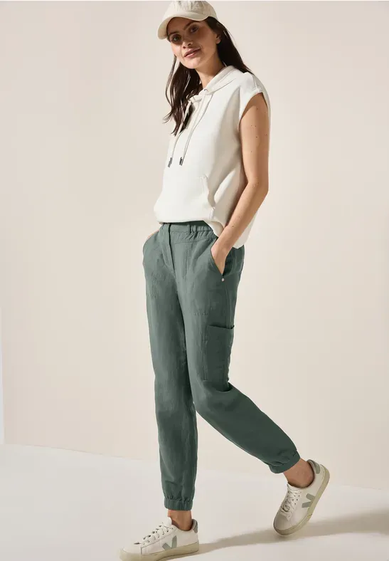 Cecil LINEN_Style Tracey Utility  LI balmy khaki B378718