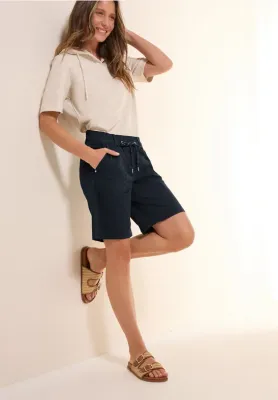 Cecil NOS Style Tracey Shorts Washed universal blue B379222