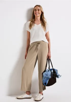 Street One Style QR Emee SOLID HW Wide Le safari beige A379188