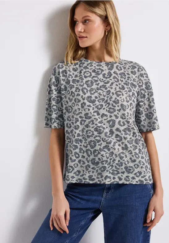 Street One LTD QR printed burn dessin shi coastal beige A323347