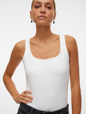 Vero Moda VMMILLION SL SQUARE TOP 2-WAY JRS N: Bright White 10305800