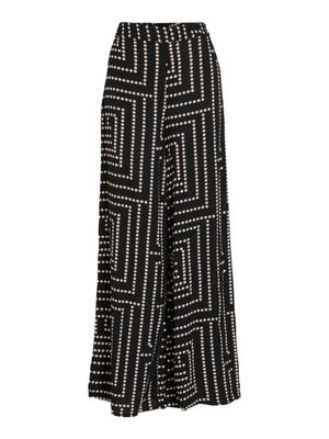 Vila VIFRELLI KLIO HW WIDE PANTS Black Beauty/Klio 14105415