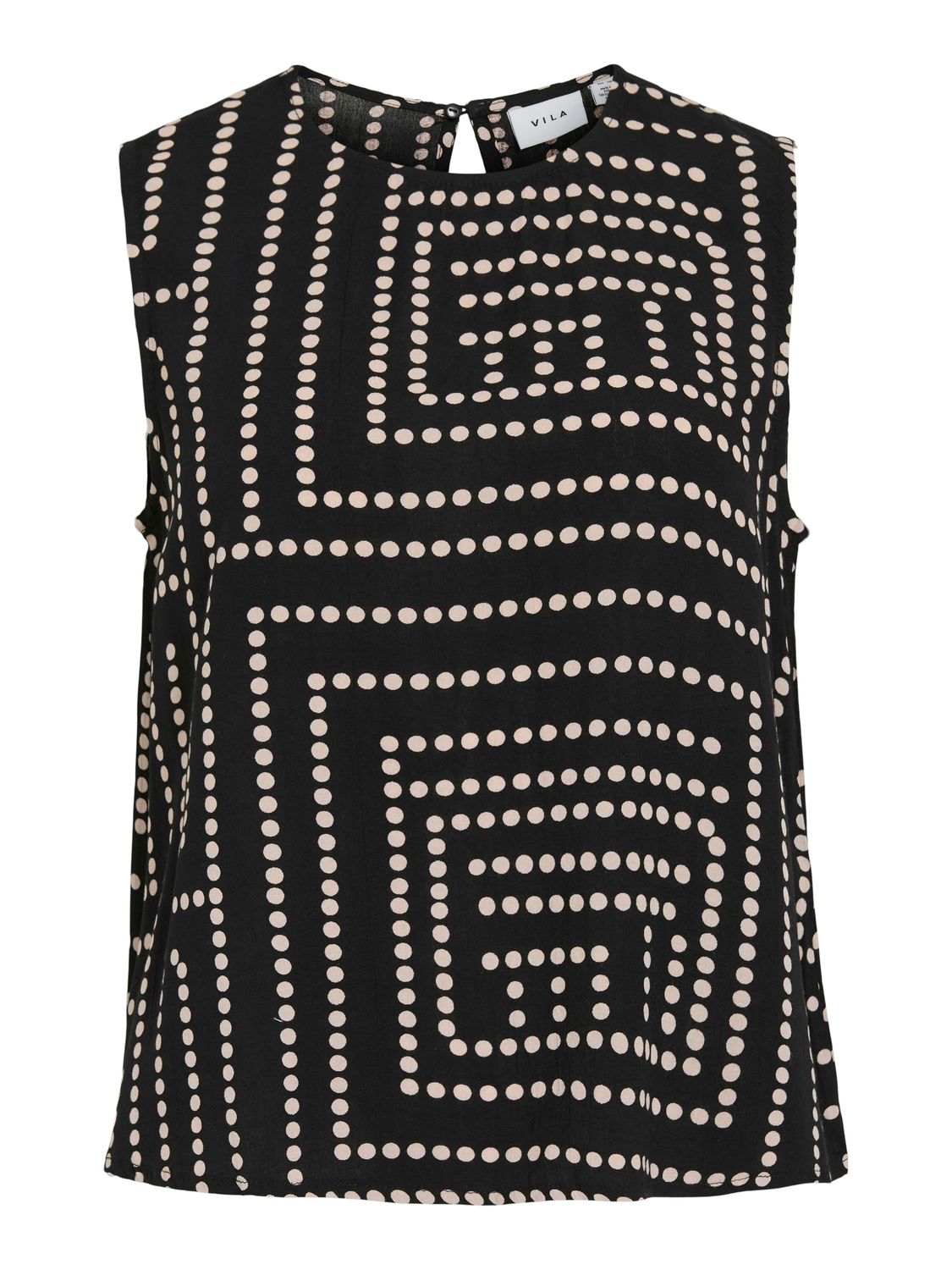 Vila VIFRELLI KLIO S/L SHORT TOP Black Beauty/Klio 14105413