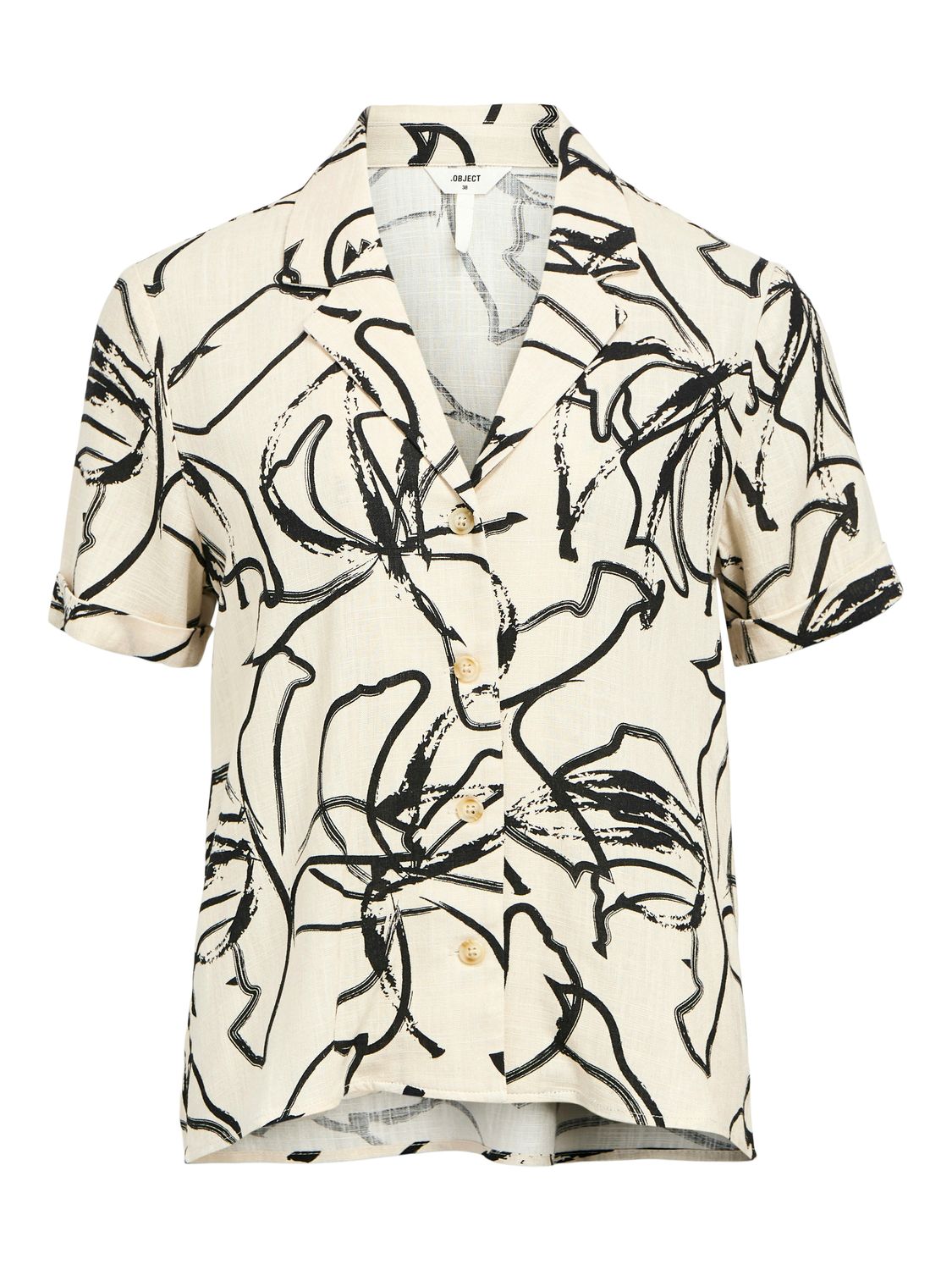 Object OBJSANNE S/S RE SHIRT AOP NOOS 183539002 23046486