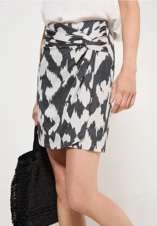 Cecil Skort AOP volcanic grey B361733