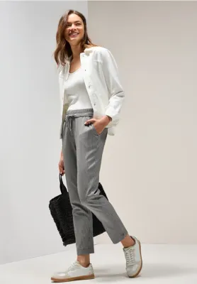 Cecil TOS Style Tracey Seersucker dark balmy khaki B379239