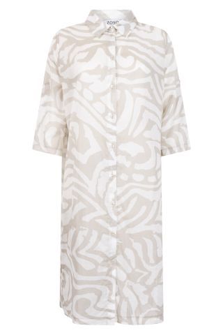 Zoso Printed blouse sand 253Evelien