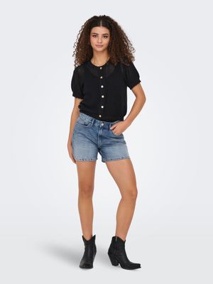 Only ONLELLA MW SHORTS TAI DNM Medium Blue Denim 15344962