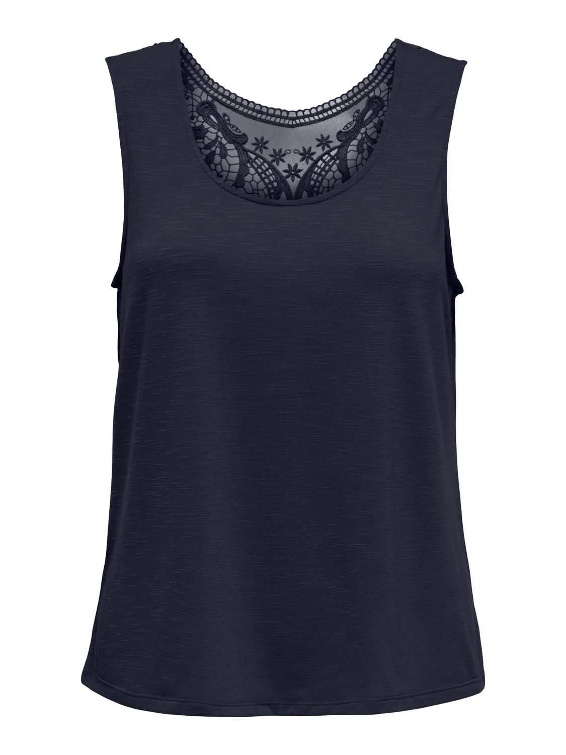 Only ONLFREDA S/L U-NECK MIX TOP BOX JRS Night Sky 15350370
