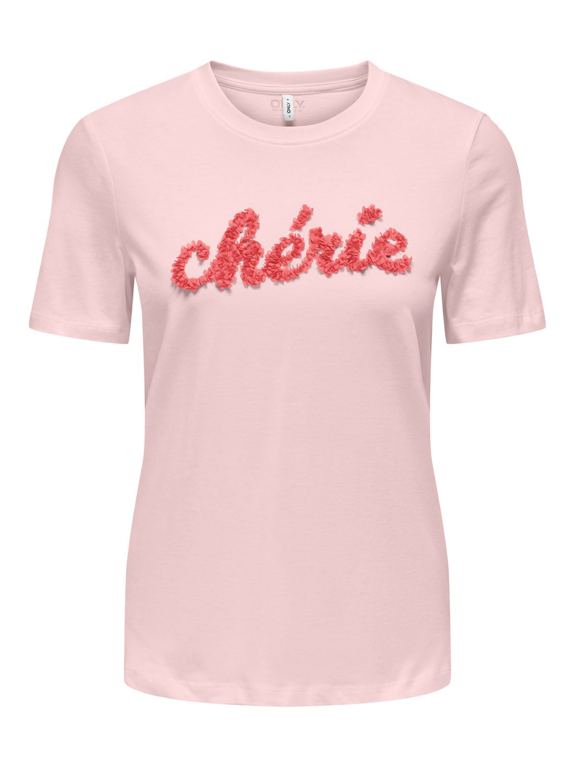 Only ONLLUCIA LIFE REG S/S SLIT TOP BOX : Candy Pink/Cherie 15324070