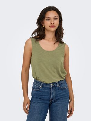 Only ONLFREDA S/L U-NECK MIX TOP BOX JRS Mermaid 15350370