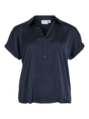 Vila VIENNA RAVENNA S/S TOP - NOOS Navy Blazer 14107405