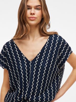Vila VIELLEN V-NECK S/S TOP/DC 227515002 14104325