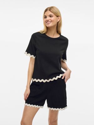 Vila VICALISA O-NECK 2/4 TOP 295042001 14106763