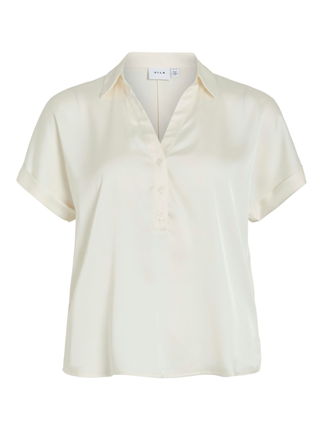 Vila VIENNA RAVENNA S/S TOP - NOOS Cloud Dancer 14107405