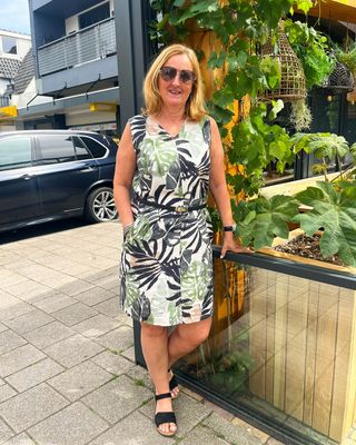 FOS Amsterdam Jurk Zwart Linde- Z Gatenplant