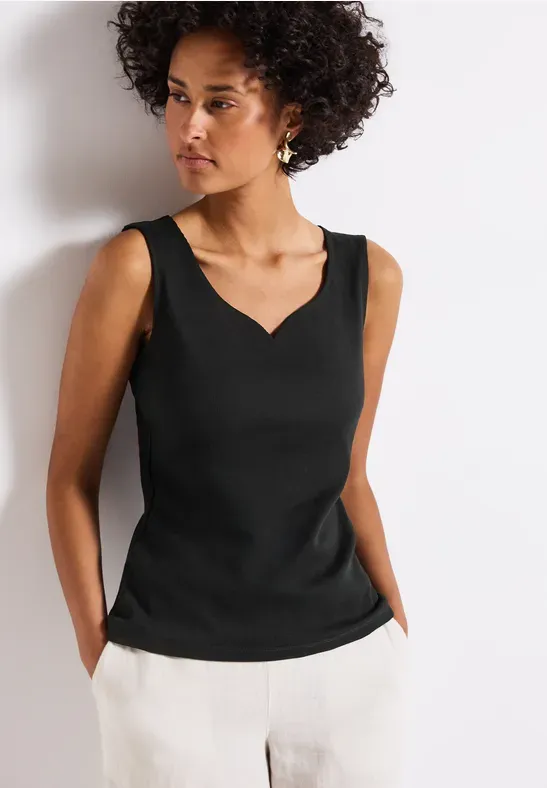 Street One Style LTD QR Gania heart neckl Black A323499