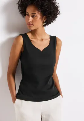 Street One Style LTD QR Gania heart neckl Black A323499
