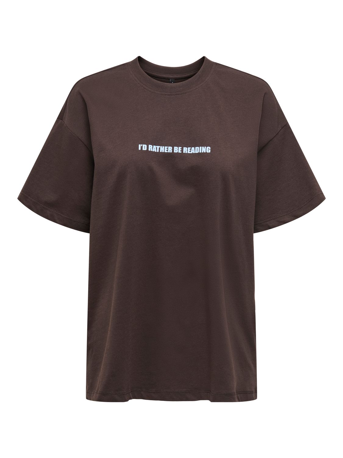 Only ONLVIVVI LIFE S/S LOVELY TOP JRS Seal Brown/Coffee 15346761