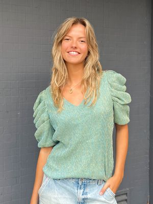 Freebird Top Jade green Thyme
