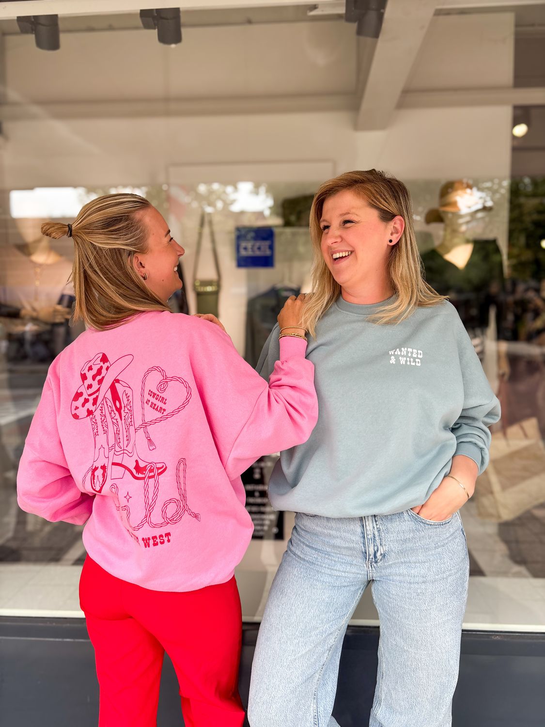 Only ONLSTINA L/S LOVELY O-NECK BOX SWT Sachet Pink/Wild like the west 15357086