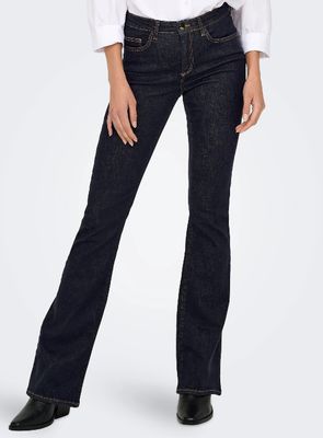 Only ONLBLUSH MID FL STAYBLUE DNM REA023: Dark Blue Denim 15327135