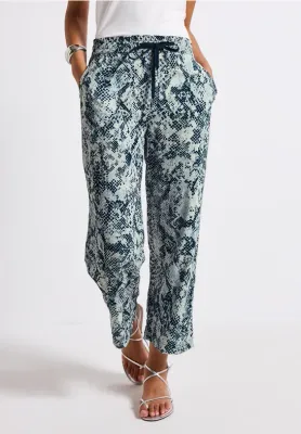 Street One Style LTD QR Emee PRINT HW Wid arona blue A379189